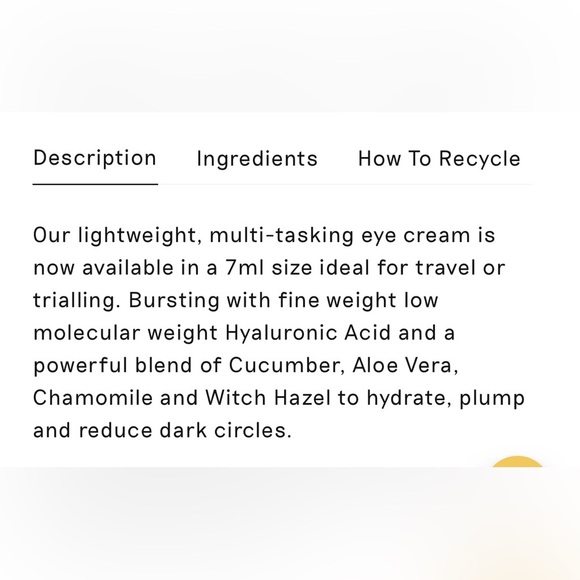 New Balance Me 100% Natural Wonder Eye Cream - Picture 4 of 12